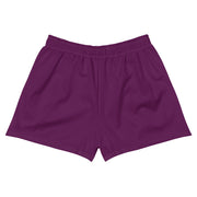 ACTIONS PEAK WOMEN'S ATHLETIC PURPLE SHORTS