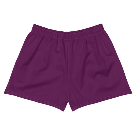 ACTIONS PEAK WOMEN'S ATHLETIC PURPLE SHORTS