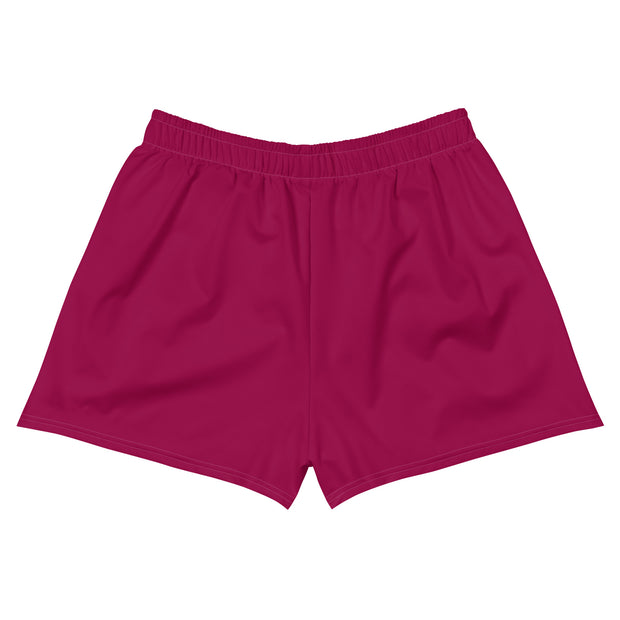 ACTIONS PEAK WOMEN'S ATHLETIC BURGUNDY SHORTS