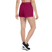 ACTIONS PEAK WOMEN'S ATHLETIC BURGUNDY SHORTS