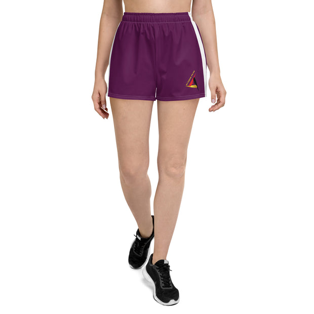 ACTIONS PEAK WOMEN'S ATHLETIC PURPLE SHORTS