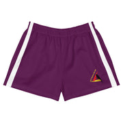 ACTIONS PEAK WOMEN'S ATHLETIC PURPLE SHORTS