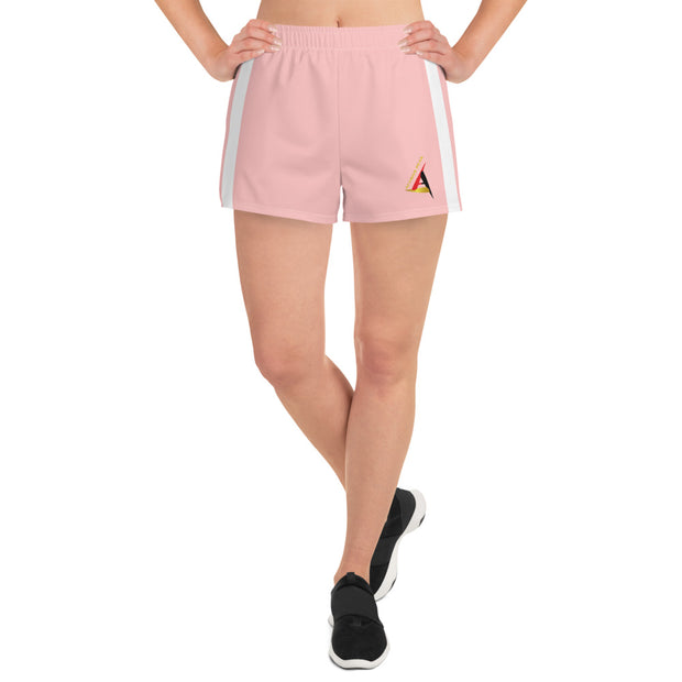 ACTIONS PEAK WOMEN'S ATHLETIC PINK SHORTS