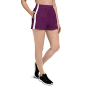 ACTIONS PEAK WOMEN'S ATHLETIC PURPLE SHORTS