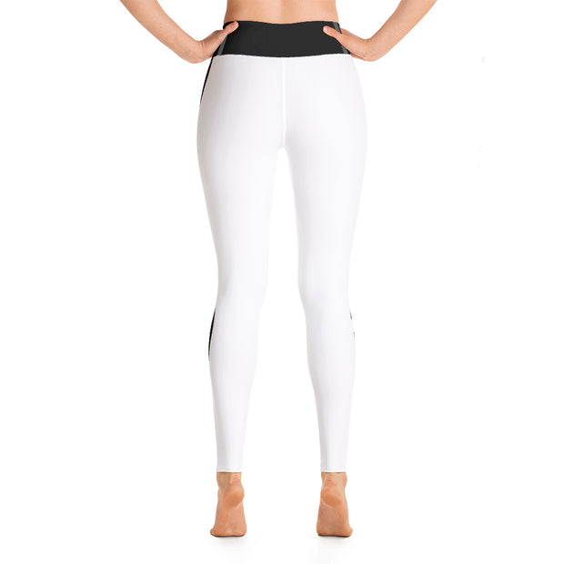 TOP OF THE LINE EDITION BLACK ON WHITE PREMIUM LEGGINGS