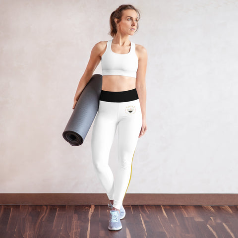 TOP OF THE LINE EDITION BLACK ON WHITE PREMIUM LEGGINGS