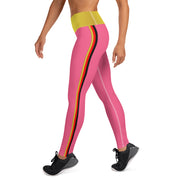 TOP OF THE LINE EDITION GOLD ON PINK LEGGINGS