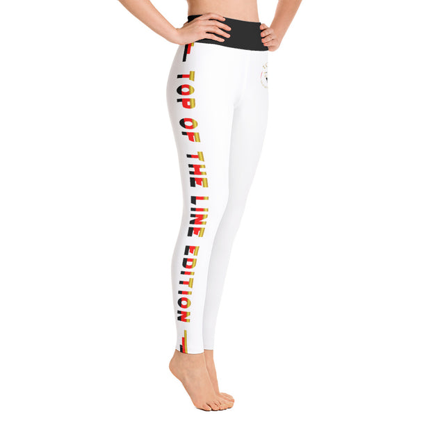 TOP OF THE LINE EDITION BLACK ON WHITE PREMIUM LEGGINGS