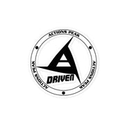 BLACK DRIVEN CAR WINDOW STICKERS