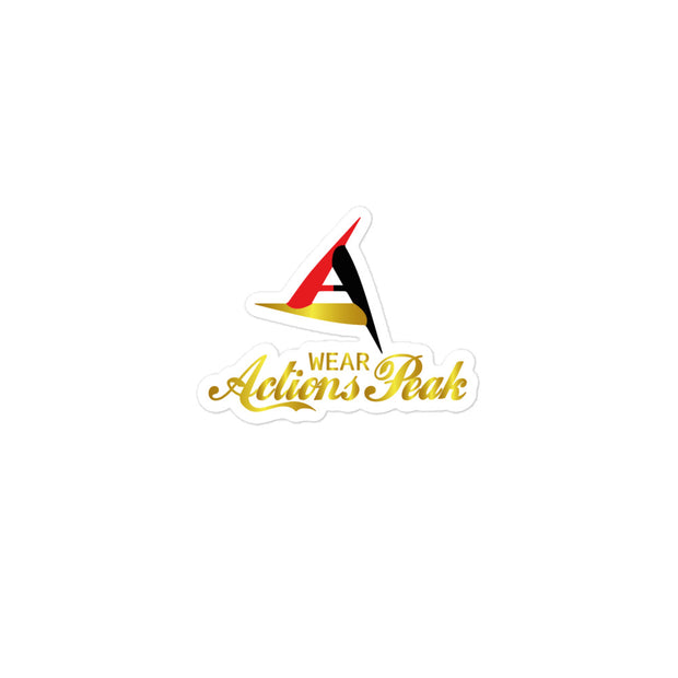 ACTION PEAK GOLD STICKER