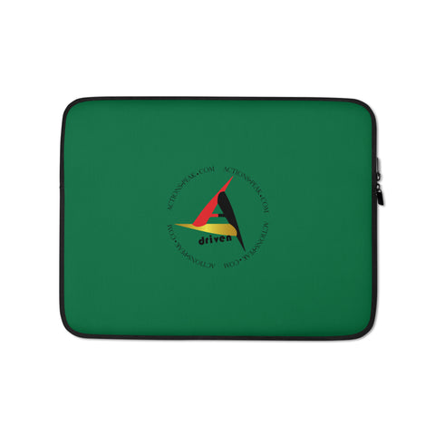 TAKE ACTION LAPTOP GREEN SLEEVE