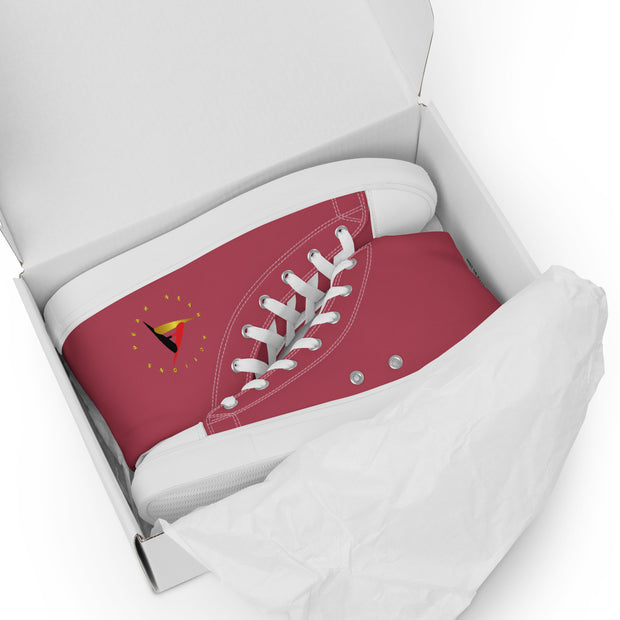 HIPPIE PINK UNISEX HIGH TOP CANVAS