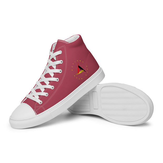 HIPPIE PINK UNISEX HIGH TOP CANVAS