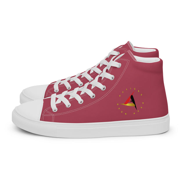 HIPPIE PINK UNISEX HIGH TOP CANVAS