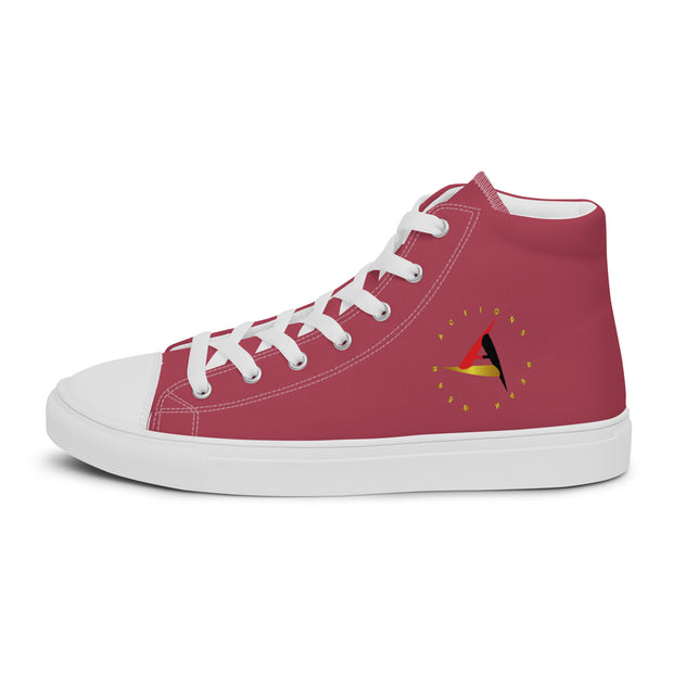 HIPPIE PINK UNISEX HIGH TOP CANVAS