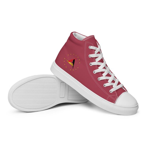 HIPPIE PINK UNISEX HIGH TOP CANVAS