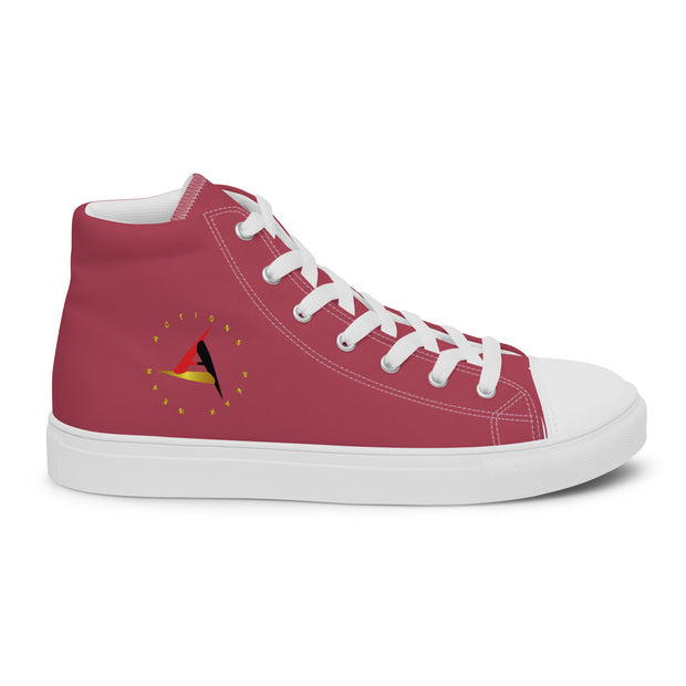 HIPPIE PINK UNISEX HIGH TOP CANVAS