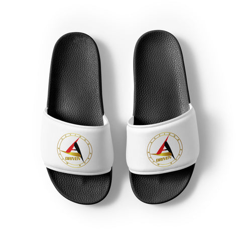 MEN'S DRIVEN WHITE SLIDES