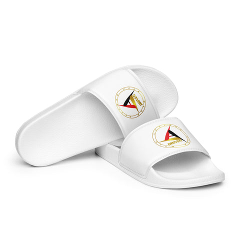 MEN'S DRIVEN WHITE SLIDES