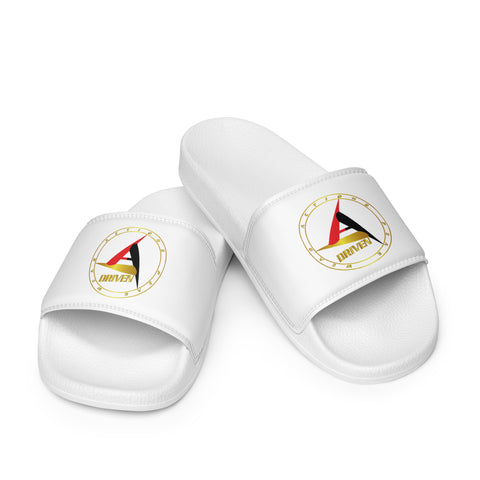 MEN'S DRIVEN WHITE SLIDES