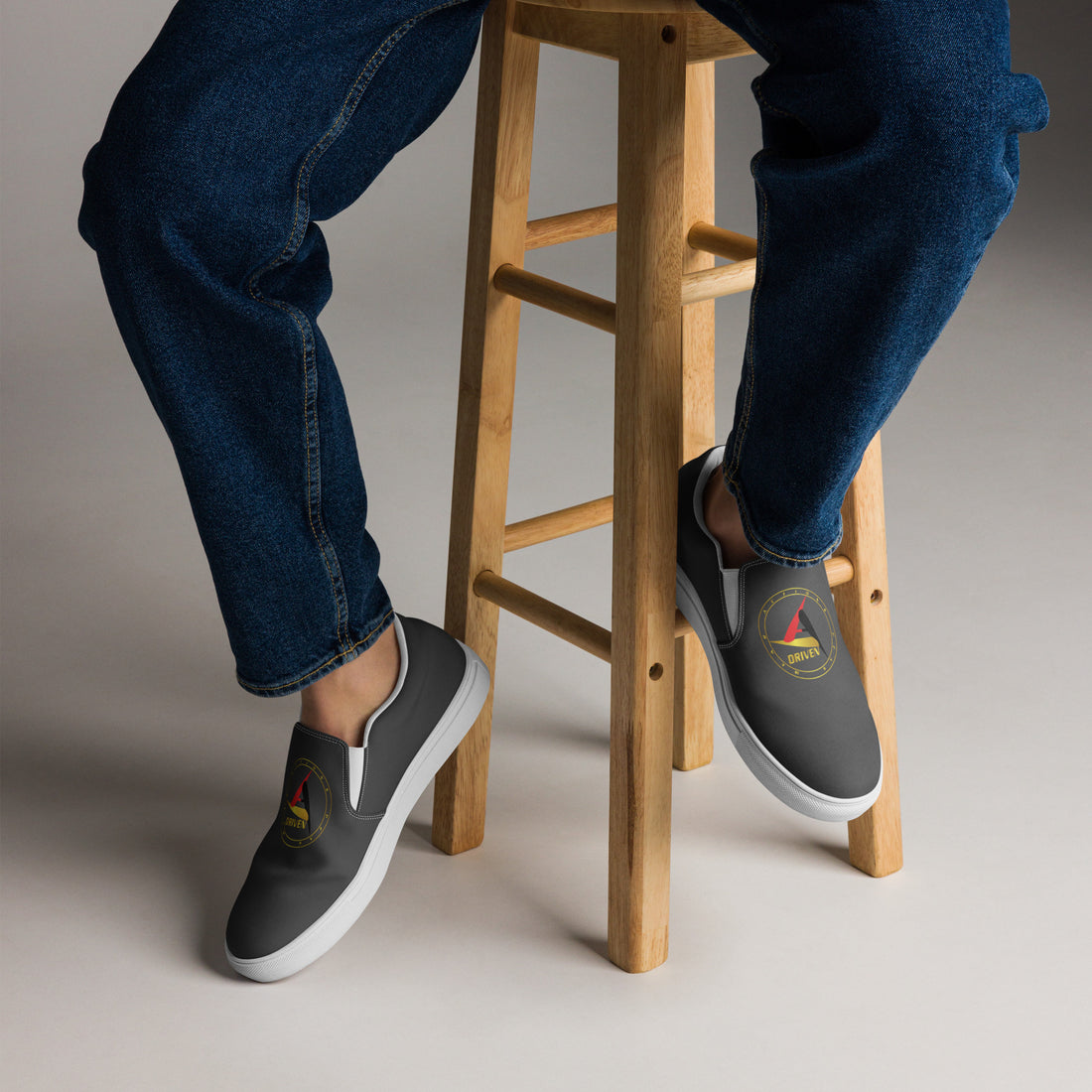 DRIVEN ECLIPSE UNISEX SLIP-ON CANVAS SHOES