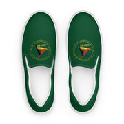 DRIVEN GREEN UNISEX SLIP-ON CANVAS SHOES