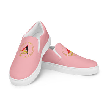 DRIVEN PINK UNISEX SLIP-ON CANVAS SHOES