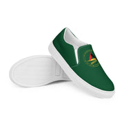 DRIVEN GREEN UNISEX SLIP-ON CANVAS SHOES