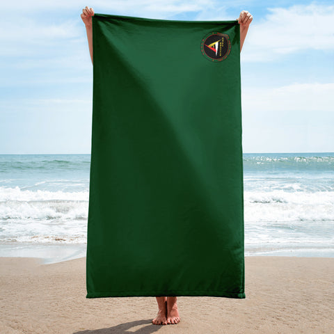 TOP OF THE LINE EDITION COZY GREEN TOWEL