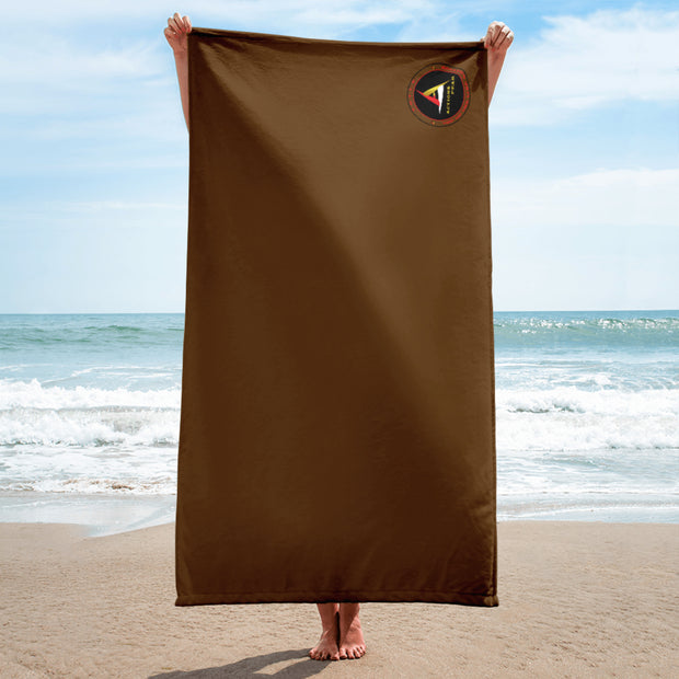TOP OF THE LINE EDITION COZY BROWN TOWEL